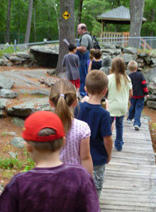 A walking tour describing the wonders of nature.